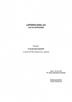 LAPORAN HASIL uji